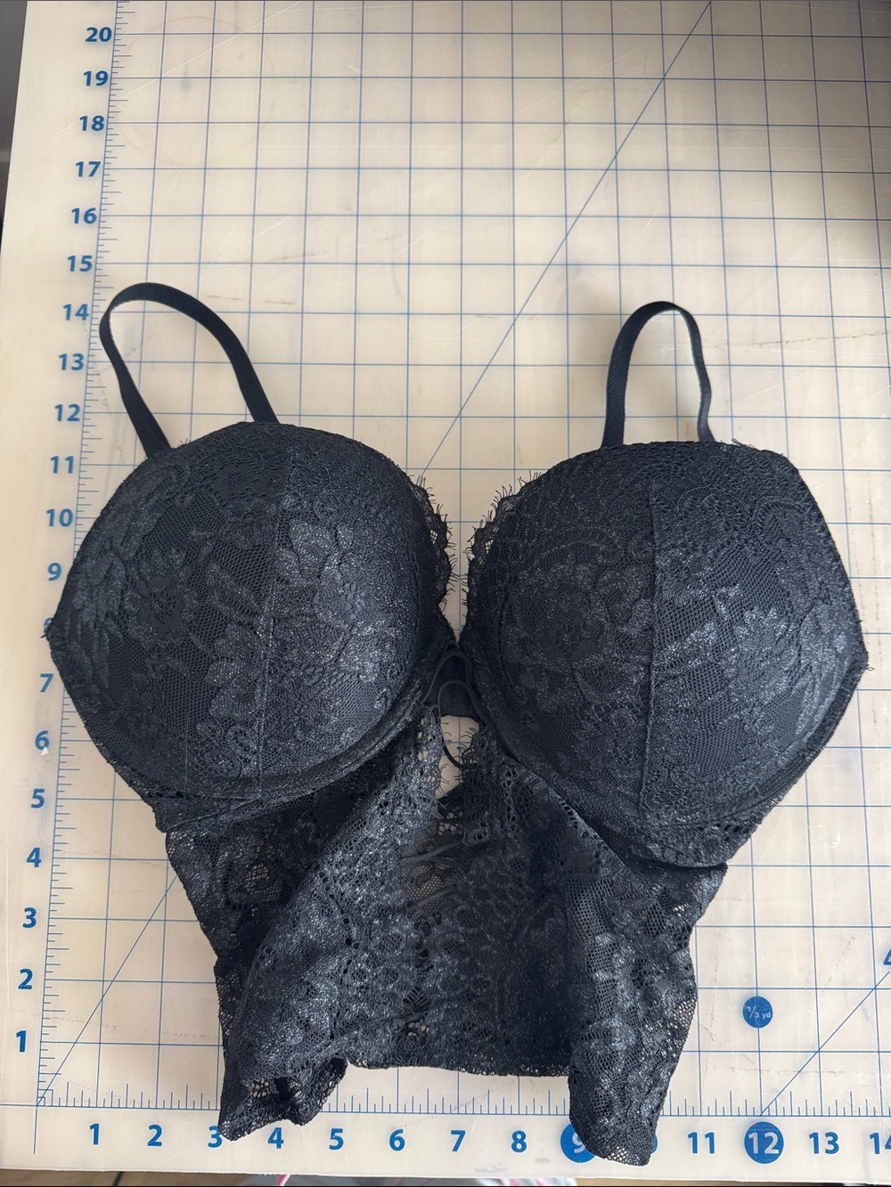 La SENZA Black Lace Bustier